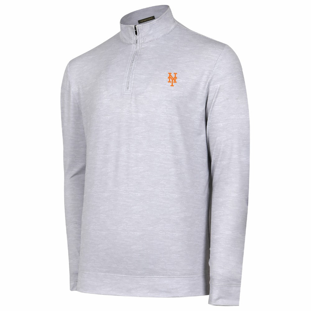 New York Mets Sublime Tri-Blend Quarter-Zip Jacket - MLB Jackets