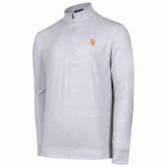 New York Mets Sublime Tri-Blend Quarter-Zip Jacket - MLB Jackets