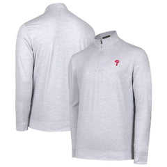 Philadelphia Phillies Sublime Tri-Blend Quarter-Zip Jacket - MLB Jackets