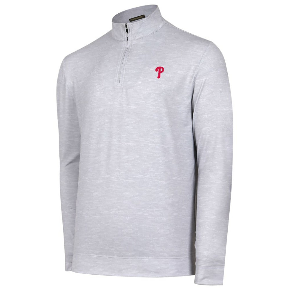 Philadelphia Phillies Sublime Tri-Blend Quarter-Zip Jacket - MLB Jackets