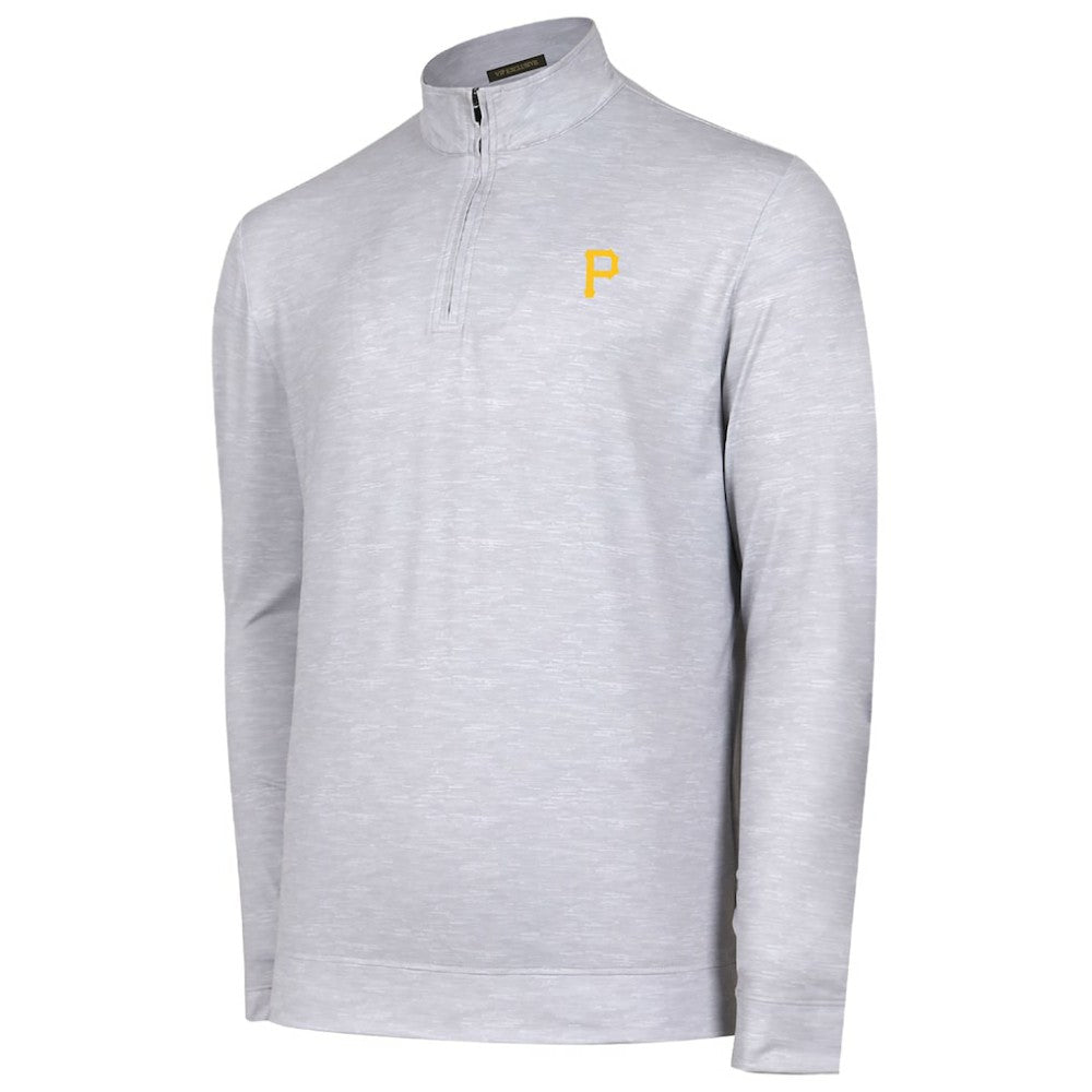 Pittsburgh Pirates Sublime Tri-Blend Quarter-Zip Jacket - MLB Jackets