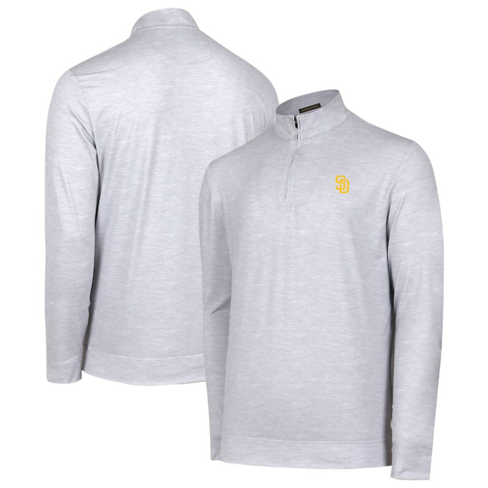 San Diego Padres Sublime Tri-Blend Quarter-Zip Jacket - MLB Jackets