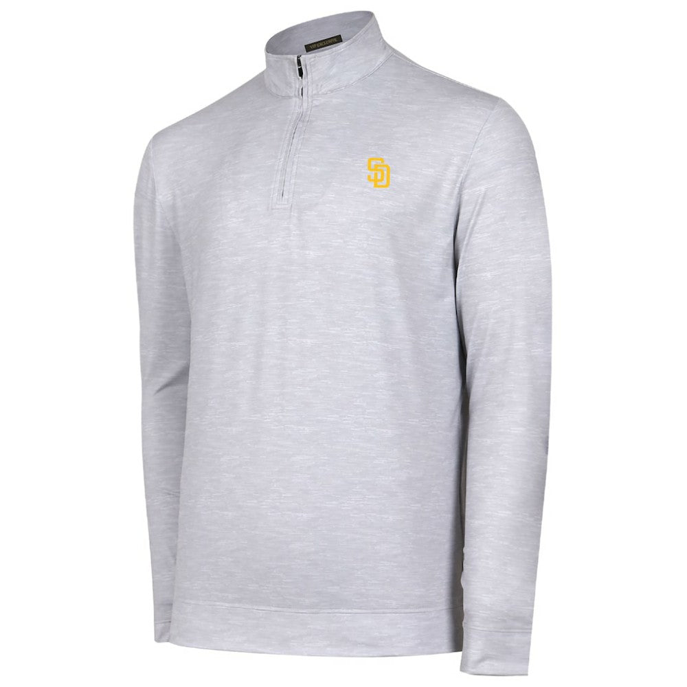 San Diego Padres Sublime Tri-Blend Quarter-Zip Jacket - MLB Jackets