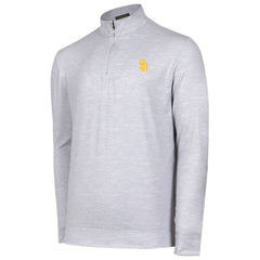 San Diego Padres Sublime Tri-Blend Quarter-Zip Jacket - MLB Jackets