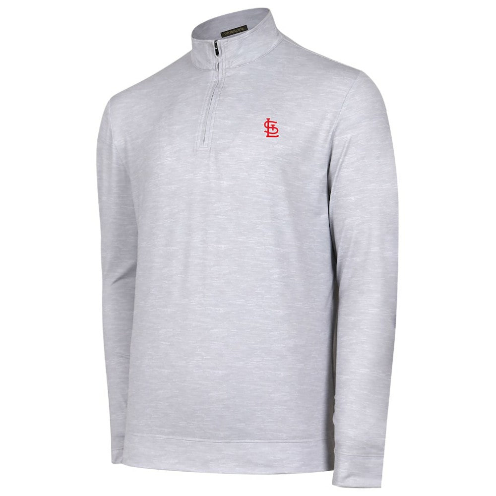 St. Louis Cardinals Sublime Tri-Blend Quarter-Zip Jacket - MLB Jackets