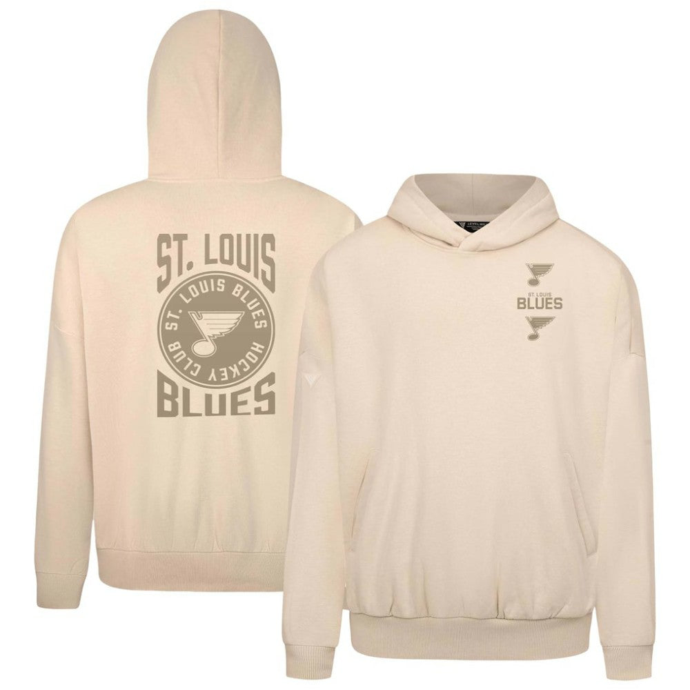 St. Louis Blues Levelwear Contact Stamp Pullover Hoodie -  NHL Hoodies