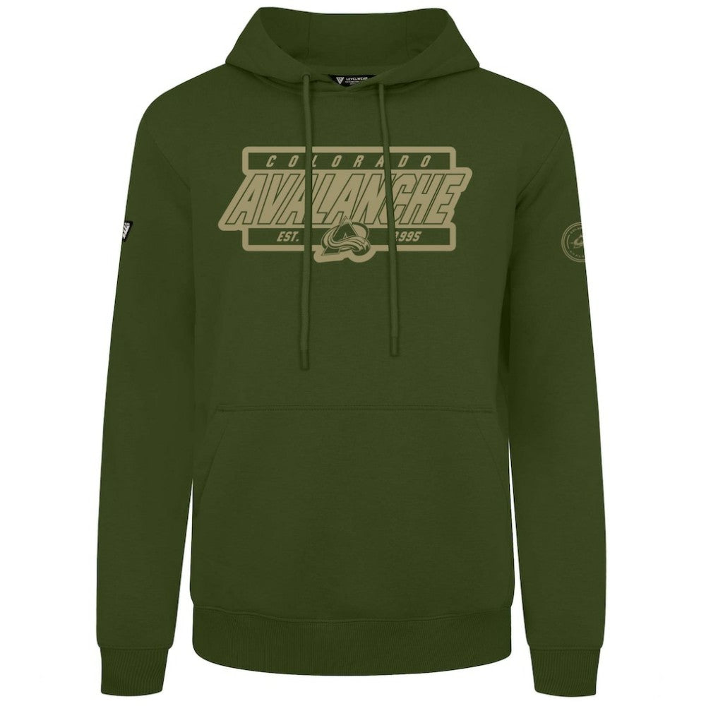 Colorado Avalanche Levelwear Podium Pullover Hoodie -  NHL Hoodies