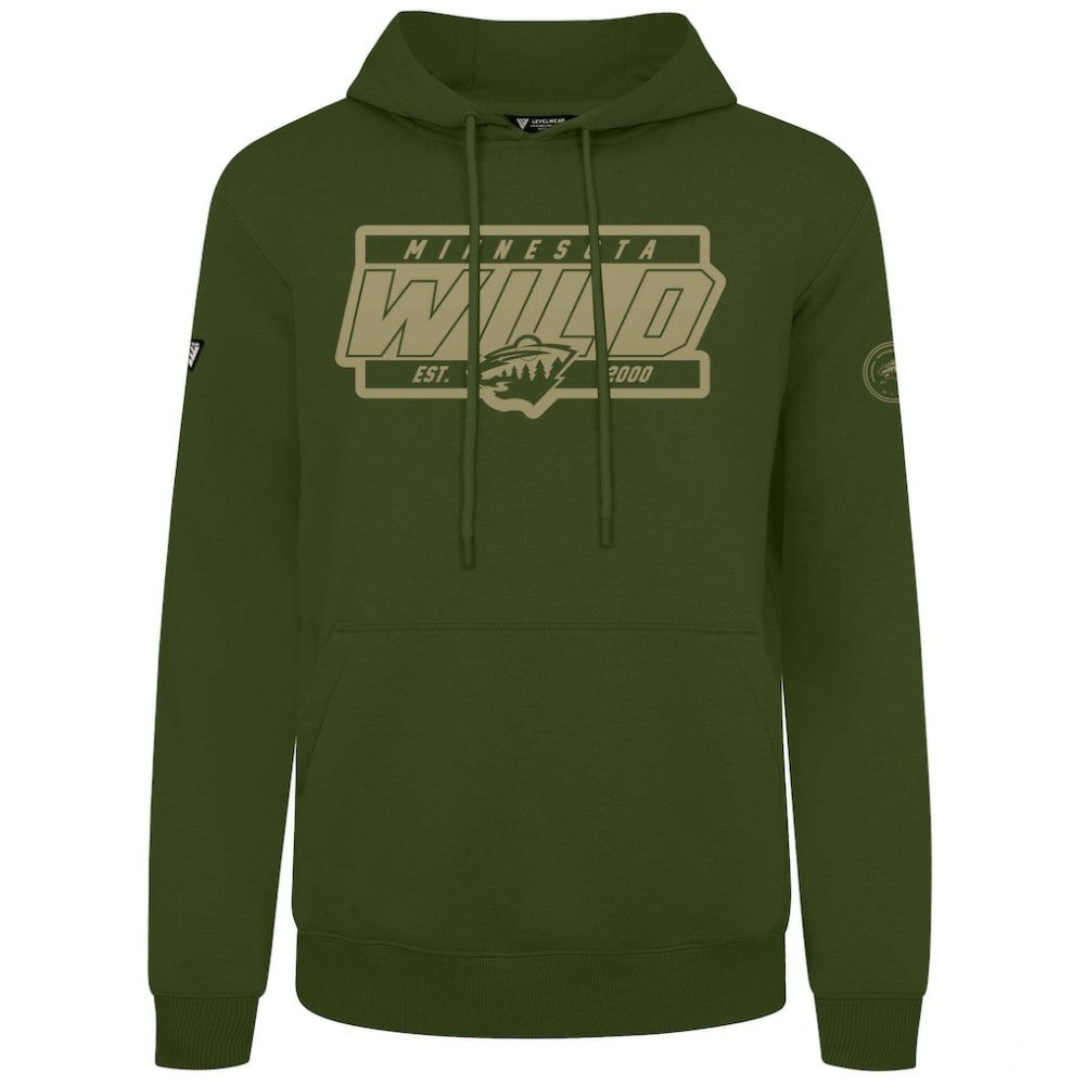 Minnesota Wild Levelwear Podium Pullover Hoodie -  NHL Hoodies
