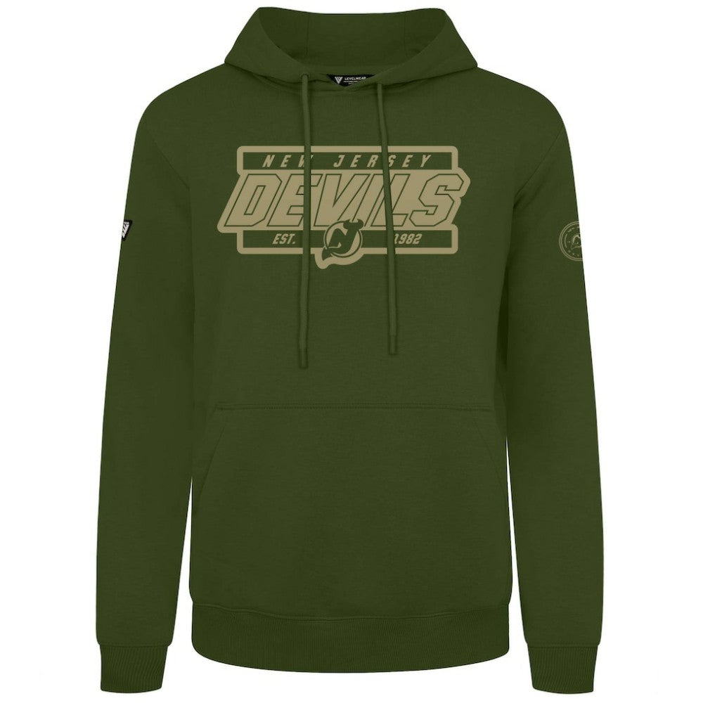 New Jersey Devils Levelwear Podium Pullover Hoodie -  NHL Jerseys