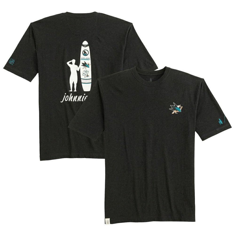 San Jose Sharks johnnie-O Heathered Spencer T-Shirt -  NHL T-shirts