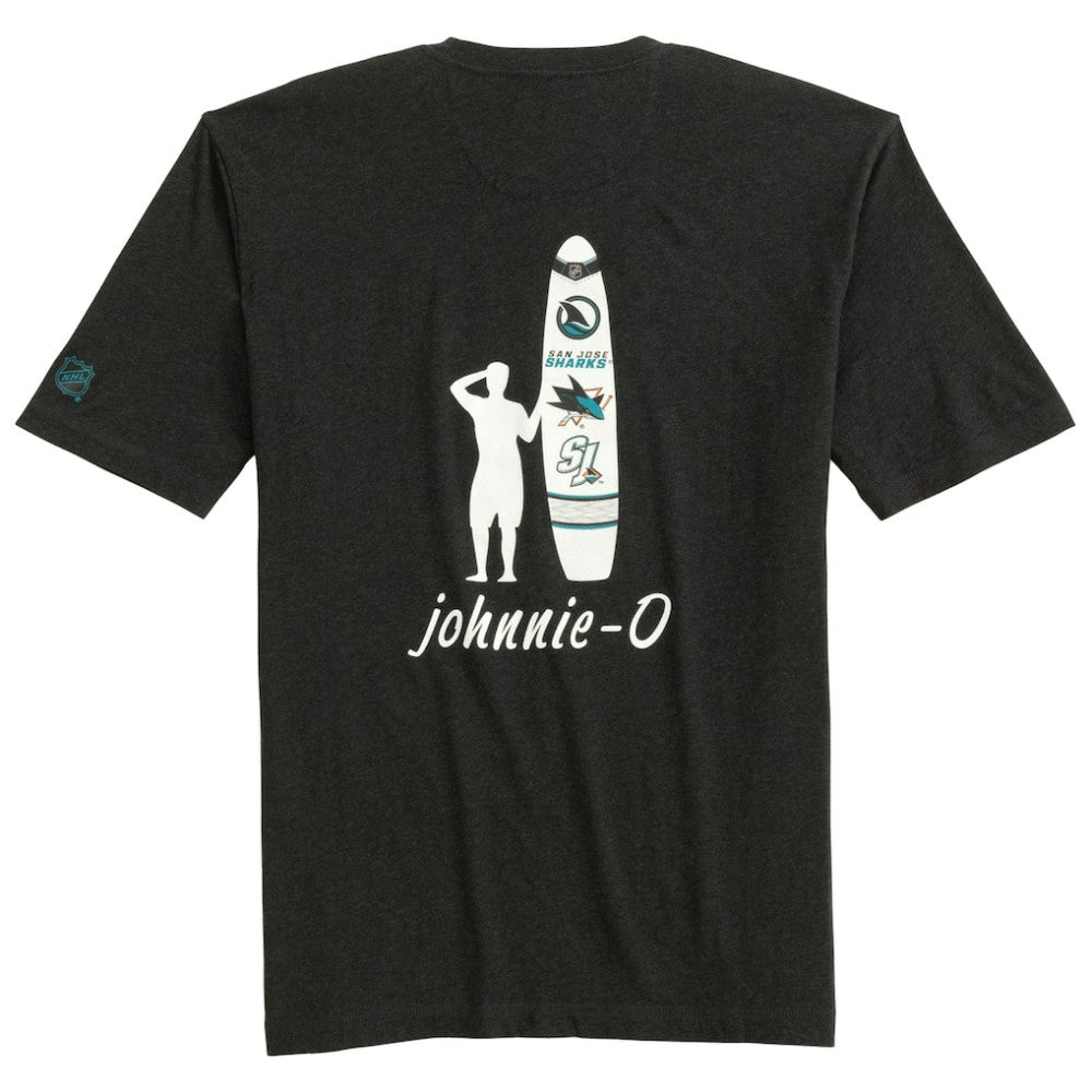 San Jose Sharks johnnie-O Heathered Spencer T-Shirt -  NHL T-shirts