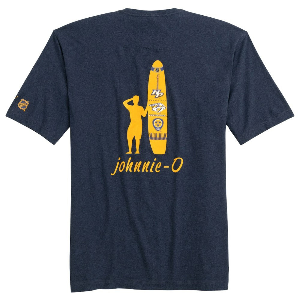 Nashville Predators johnnie-O Heathered Spencer T-Shirt -  NHL T-shirts