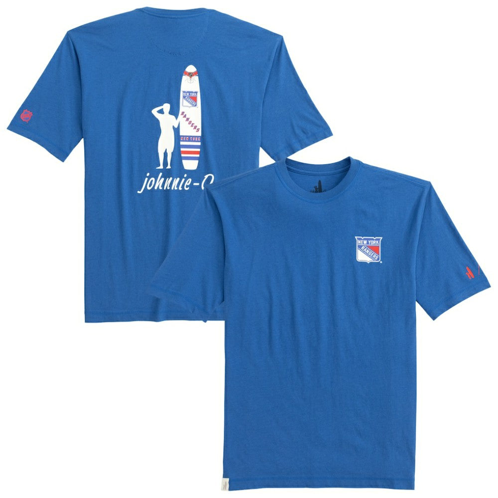 New York Rangers johnnie-O Heathered Spencer T-Shirt -  NHL T-shirts