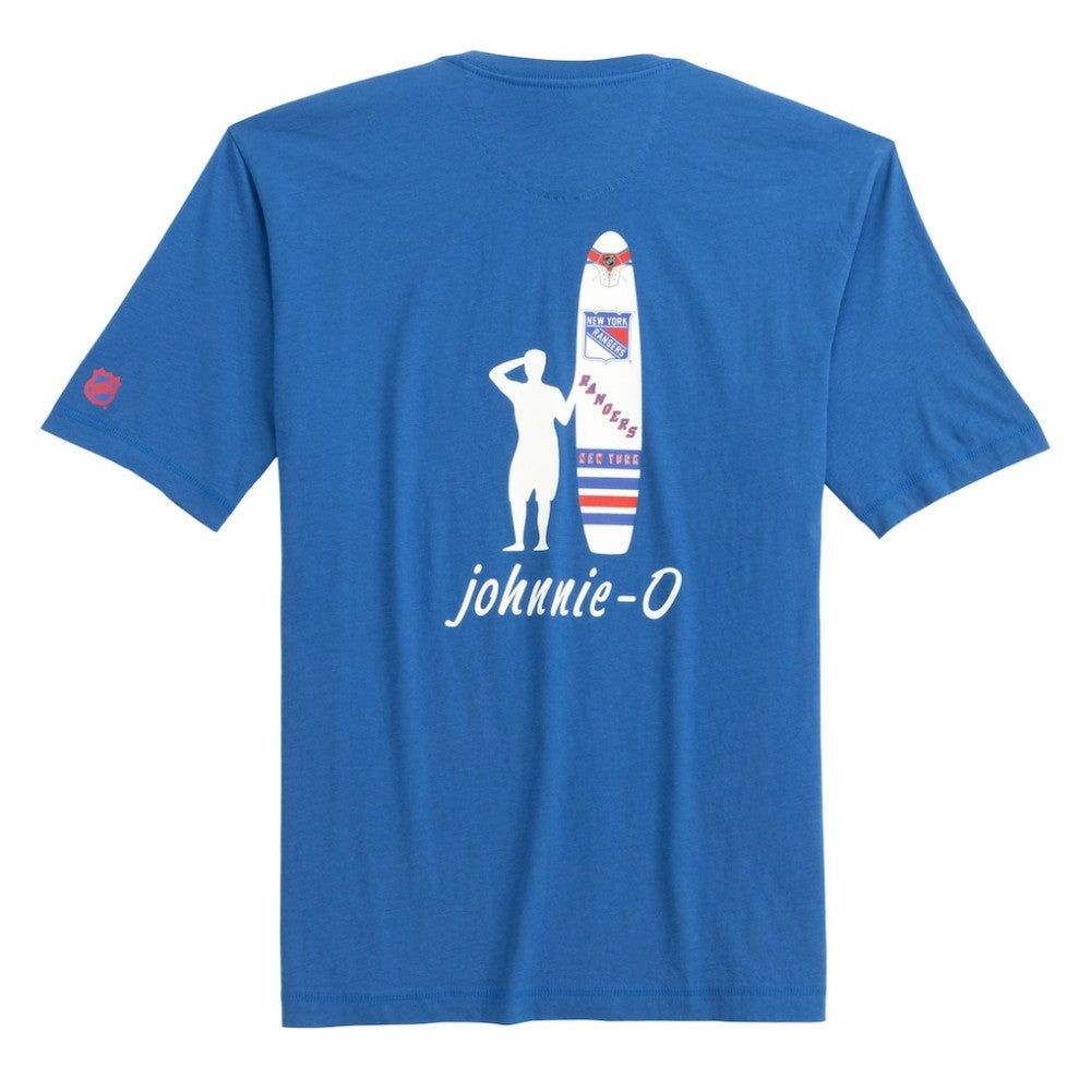 New York Rangers johnnie-O Heathered Spencer T-Shirt -  NHL T-shirts