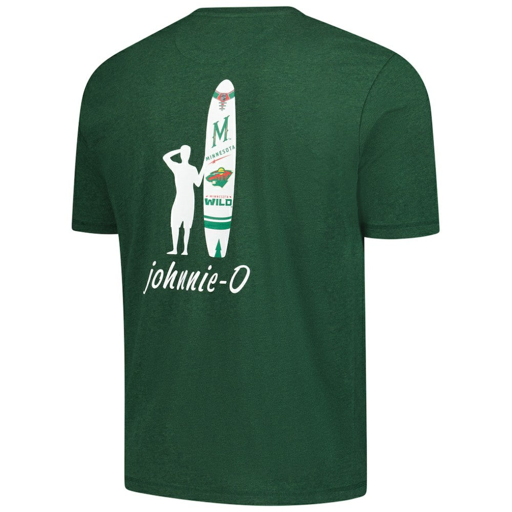 Minnesota Wild johnnie-O Heathered Spencer T-Shirt -  NHL T-shirts