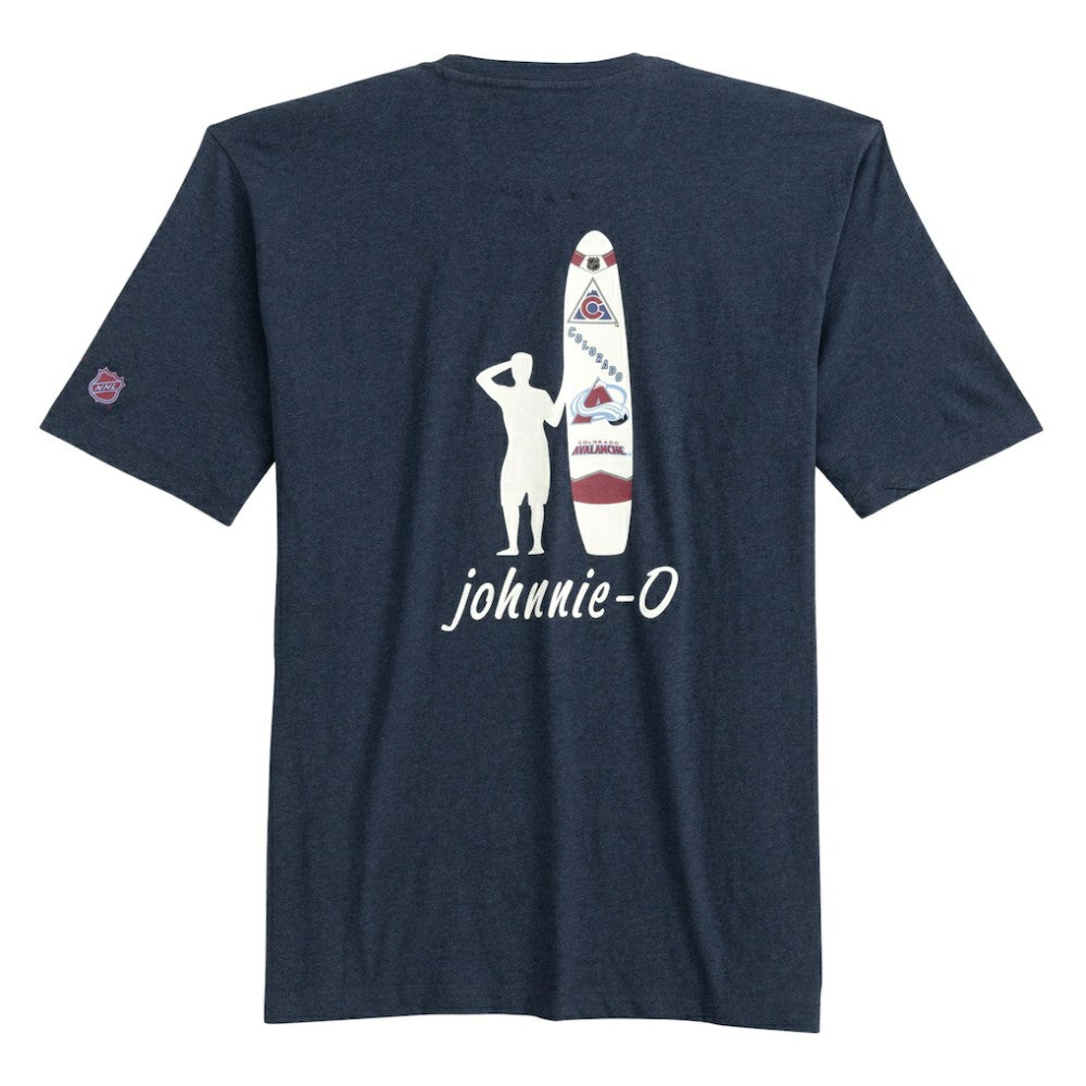 Colorado Avalanche johnnie-O Heathered Spencer T-Shirt -  NHL T-shirts