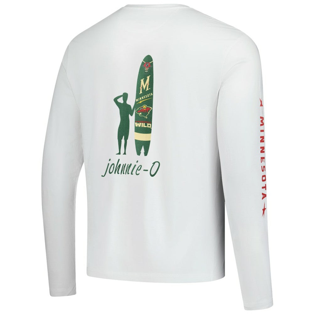 Minnesota Wild johnnie-O Adam Long Sleeve T-Shirt -  NHL T-shirts