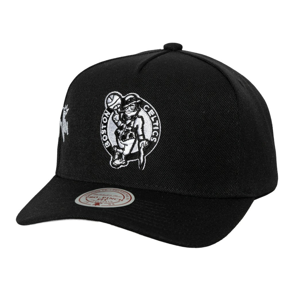Black Boston Celtics 2008 NBA Finals Born To Win Pro Crown Adjustable Hat | NBA