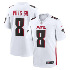 Atlanta Falcons Kyle Pitts Sr.  White Game Jersey | NFL Online