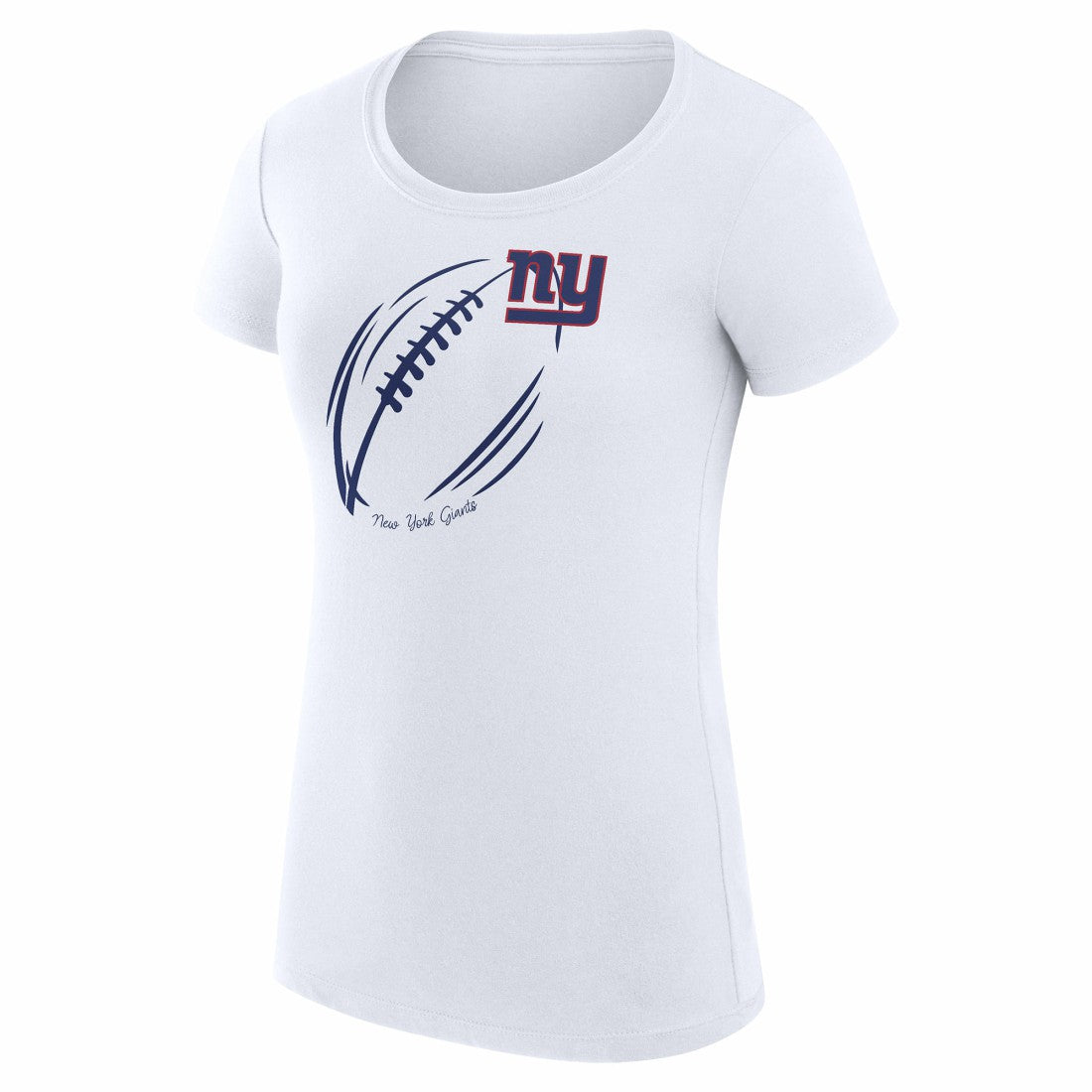 New York Giants G-III 4Her by Carl Banks Women's Super-Slim Fit Lightweight Subtle Football T-Shirt | NFL On sale