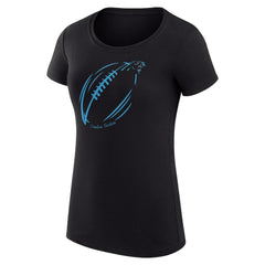 Carolina Panthers G-III 4Her by Carl Banks Women's Super-Slim Fit Lightweight Subtle Football T-Shirt | NFL Sale