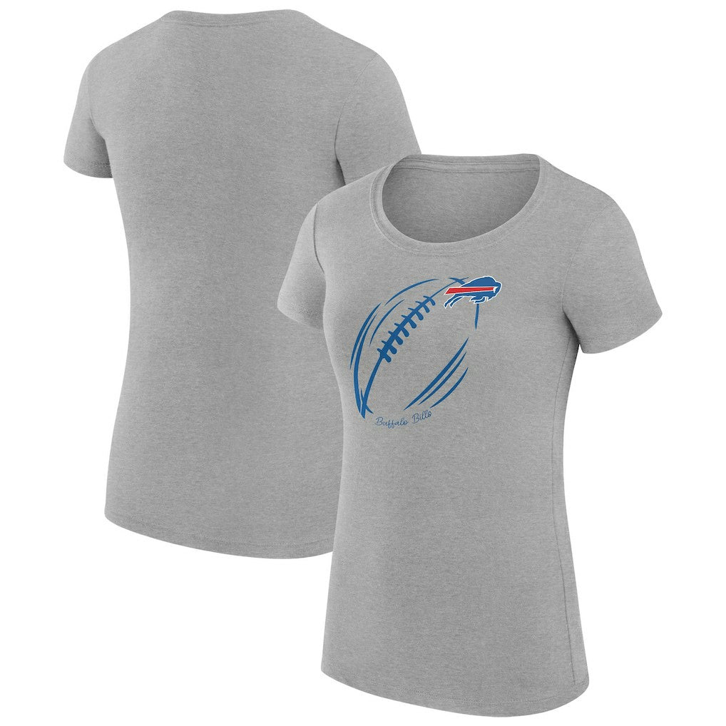Buffalo Bills G-III 4Her by Carl Banks Women's Super-Slim Fit Lightweight Subtle Football T-Shirt | NFL Discount