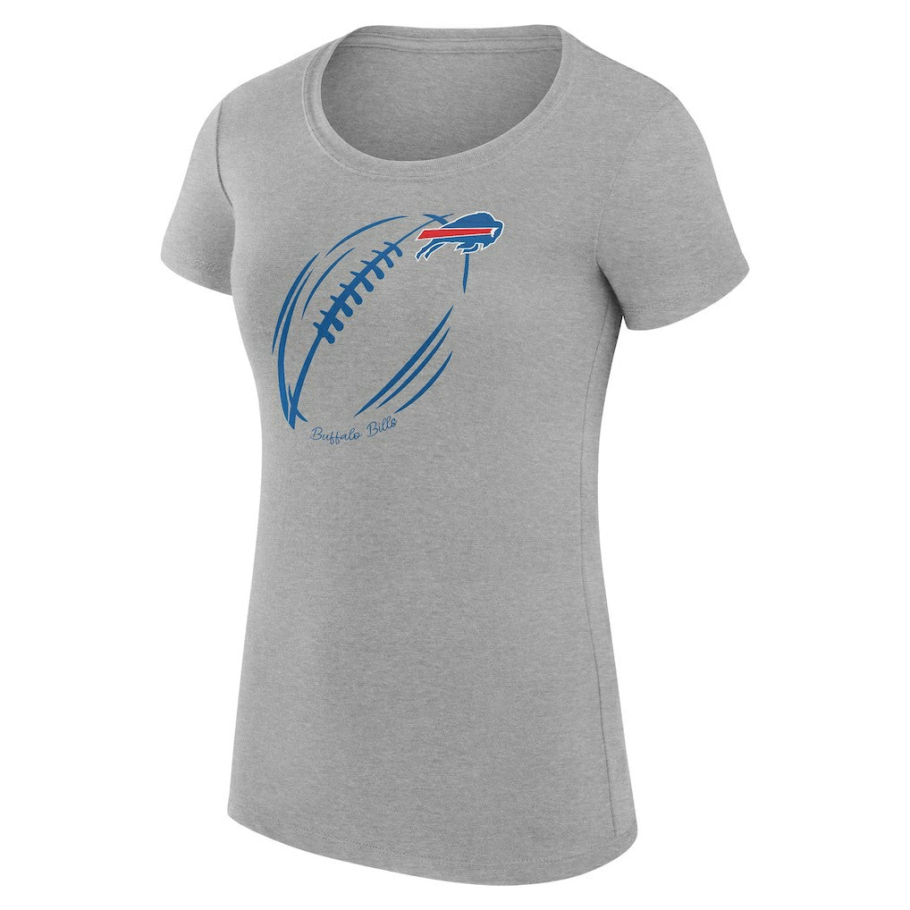 Buffalo Bills G-III 4Her by Carl Banks Women's Super-Slim Fit Lightweight Subtle Football T-Shirt | NFL Discount