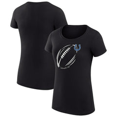 Indianapolis Colts G-III 4Her by Carl Banks Women's Super-Slim Fit Lightweight Subtle Football T-Shirt | NFL Online