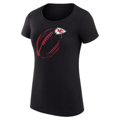 Kansas City Chiefs G-III 4Her by Carl Banks Women's Super-Slim Fit Lightweight Subtle Football T-Shirt | NFL US