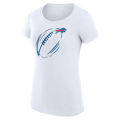 Buffalo Bills G-III 4Her by Carl Banks Women's Super-Slim Fit Lightweight Subtle Football T-Shirt | NFL On sale
