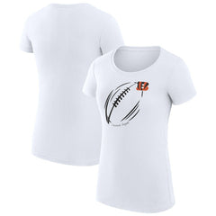 Cincinnati Bengals G-III 4Her by Carl Banks Women's Super-Slim Fit Lightweight Subtle Football T-Shirt | NFL Outlet