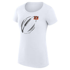 Cincinnati Bengals G-III 4Her by Carl Banks Women's Super-Slim Fit Lightweight Subtle Football T-Shirt | NFL Outlet