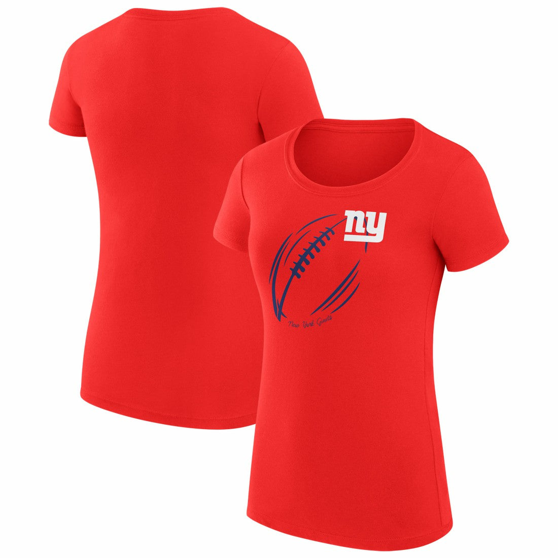 New York Giants G-III 4Her by Carl Banks Women's Super-Slim Fit Lightweight Subtle Football T-Shirt | NFL Near me