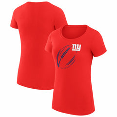 New York Giants G-III 4Her by Carl Banks Women's Super-Slim Fit Lightweight Subtle Football T-Shirt | NFL Near me