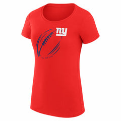 New York Giants G-III 4Her by Carl Banks Women's Super-Slim Fit Lightweight Subtle Football T-Shirt | NFL Near me