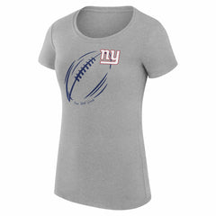 New York Giants G-III 4Her by Carl Banks Women's Super-Slim Fit Lightweight Subtle Football T-Shirt | NFL US
