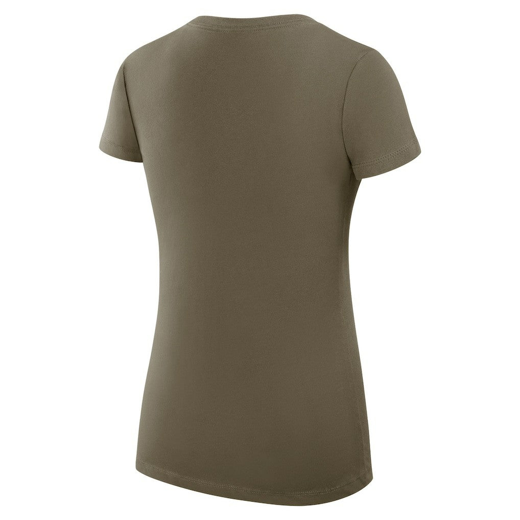 New York Jets G-III 4Her by Carl Banks Women's Super-Slim Fit Lightweight Subtle Football V-Neck T-Shirt | NFL Outlet