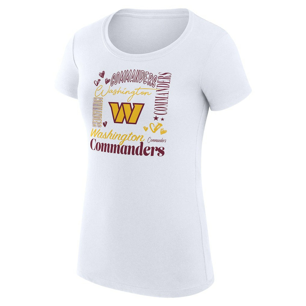 Washington Commanders G-III 4Her by Carl Banks Women's Super-Slim Fit Lightweight Collage Team T-Shirt | NFL US