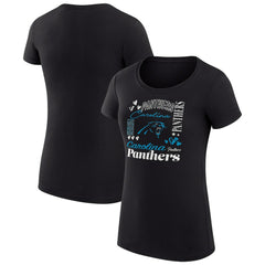 Carolina Panthers G-III 4Her by Carl Banks Women's Super-Slim Fit Lightweight Collage Team T-Shirt | NFL Near me