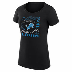 Detroit Lions G-III 4Her by Carl Banks Women's Super-Slim Fit Lightweight Collage Team T-Shirt | NFL Online