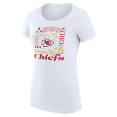 Kansas City Chiefs G-III 4Her by Carl Banks Women's Super-Slim Fit Lightweight Collage Team T-Shirt | NFL Online
