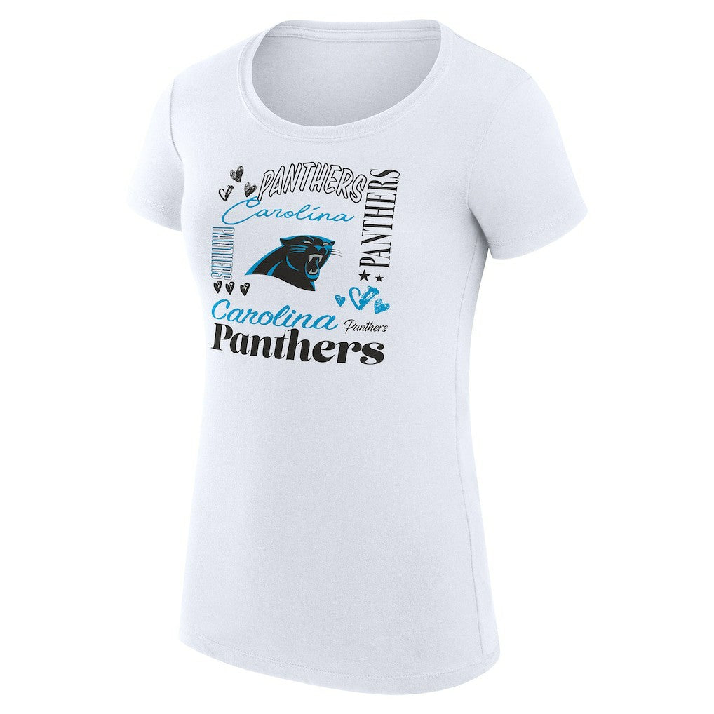 Carolina Panthers G-III 4Her by Carl Banks Women's Super-Slim Fit Lightweight Collage Team T-Shirt | NFL US