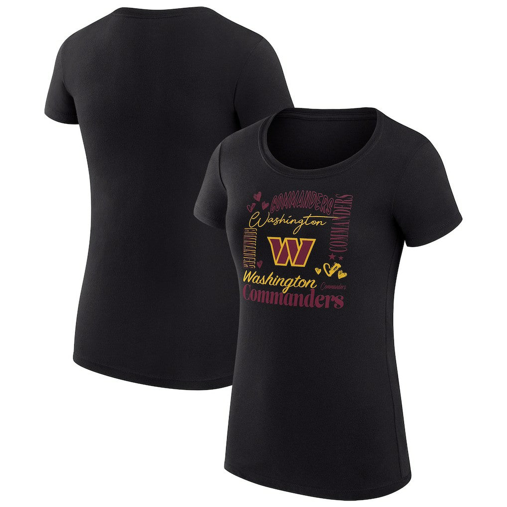Washington Commanders G-III 4Her by Carl Banks Women's Super-Slim Fit Lightweight Collage Team T-Shirt | NFL Near me