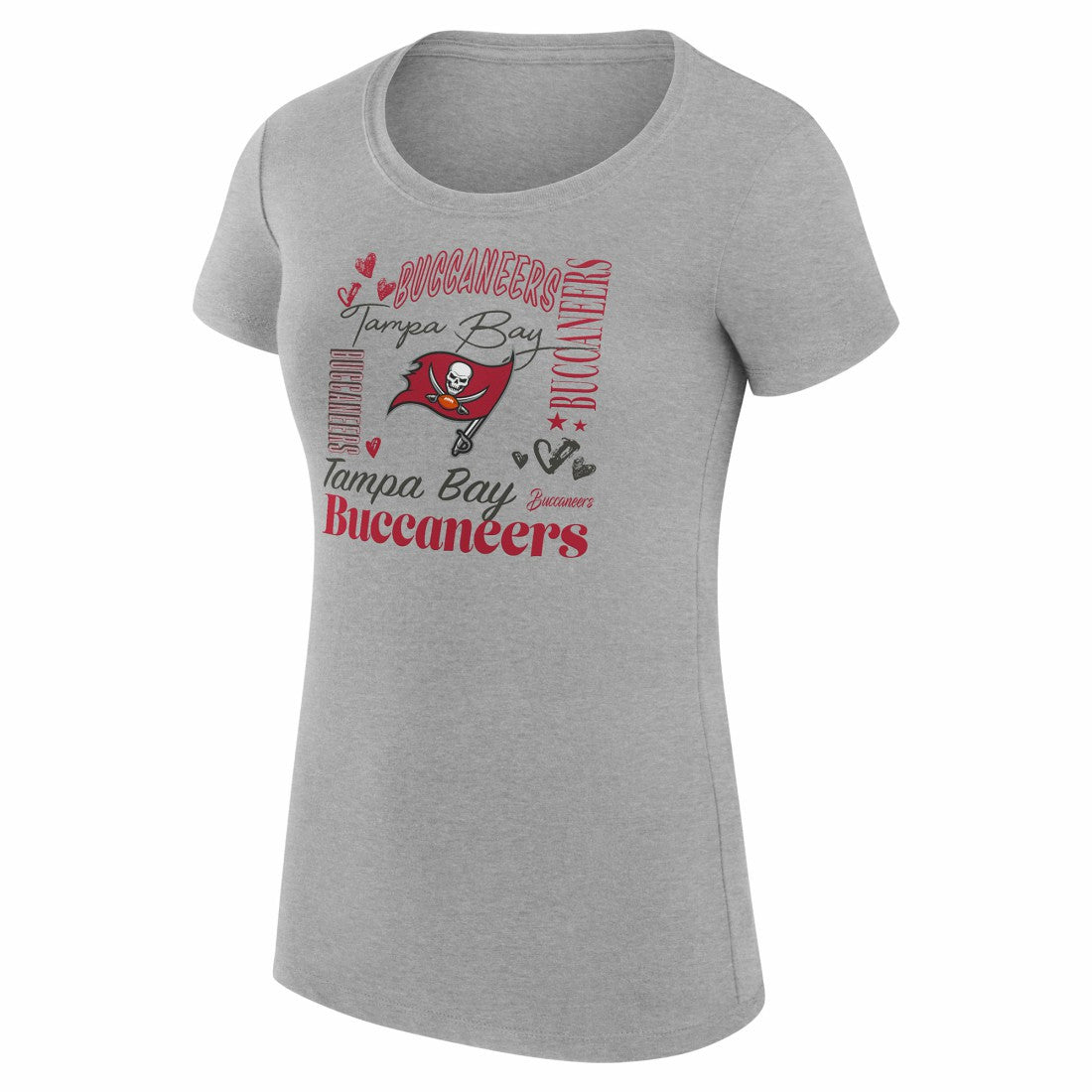 Tampa Bay Buccaneers G-III 4Her by Carl Banks Women's Super-Slim Fit Lightweight Collage Team T-Shirt | NFL Online