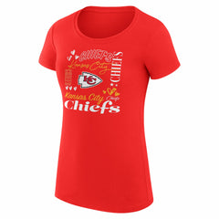 Kansas City Chiefs G-III 4Her by Carl Banks Women's Super-Slim Fit Lightweight Collage Team T-Shirt | NFL On sale