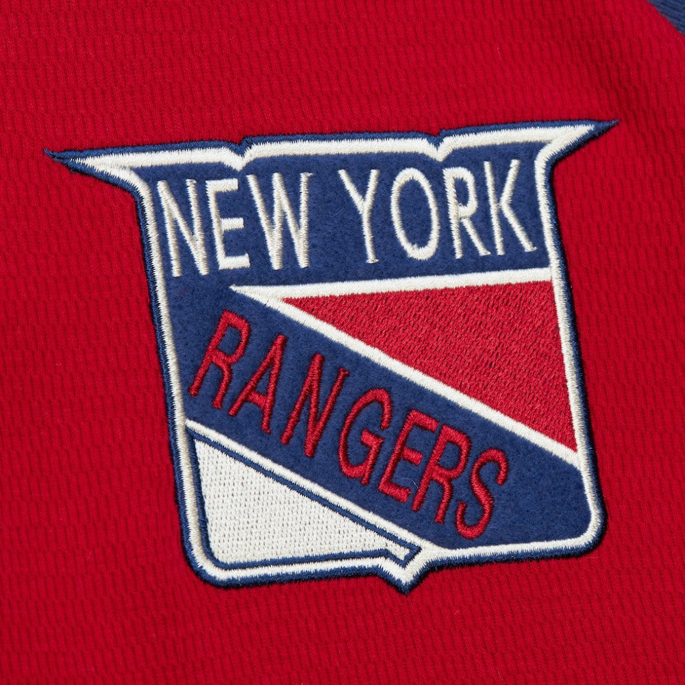 New York Rangers Mitchell & Ness Thermal Henley Long Sleeve T-Shirt -  NHL T-shirts
