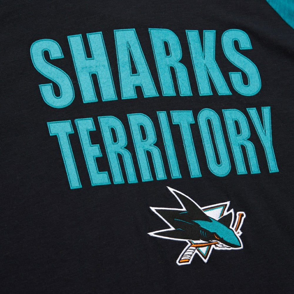 San Jose Sharks Mitchell & Ness Legendary Slub Raglan Long Sleeve T-Shirt -  NHL T-shirts