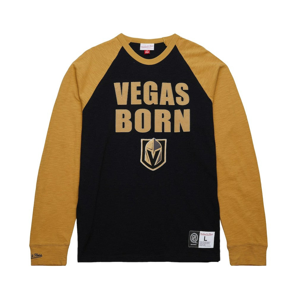 Vegas Golden Knights Mitchell & Ness Legendary Slub Raglan Long Sleeve T-Shirt -  NHL T-shirts