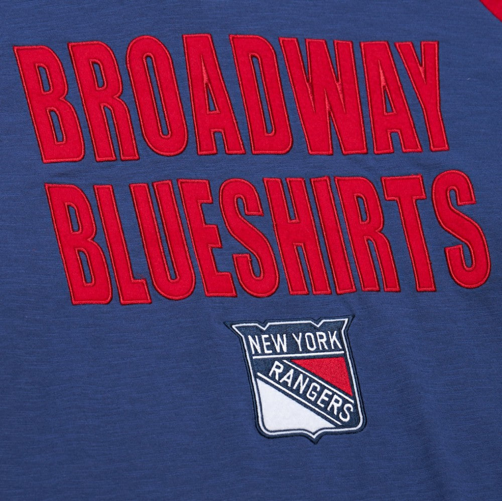 New York Rangers Mitchell & Ness Legendary Slub Raglan Long Sleeve T-Shirt -  NHL T-shirts