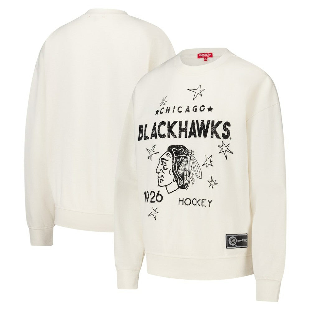 Chicago Blackhawks Mitchell & Ness Women's Logo 3.0 Pullover Sweatshirt -  NHL Sweatshirts